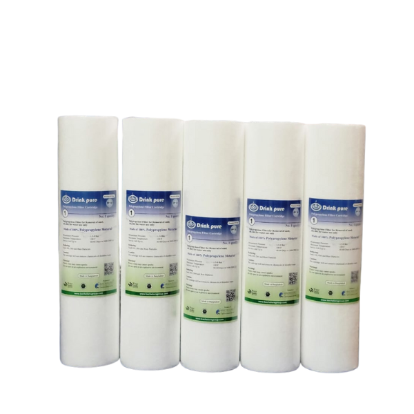 pp filter 10'' 1 & 5 micron 5 pcs combo